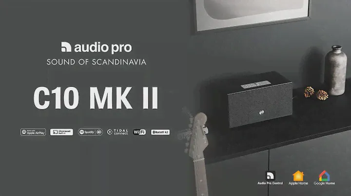 【Audio Pro】C10 MKII WiFi無線藍牙喇叭｜支援 AirPlay 2、Chomecast、Audio Pro Multiroom